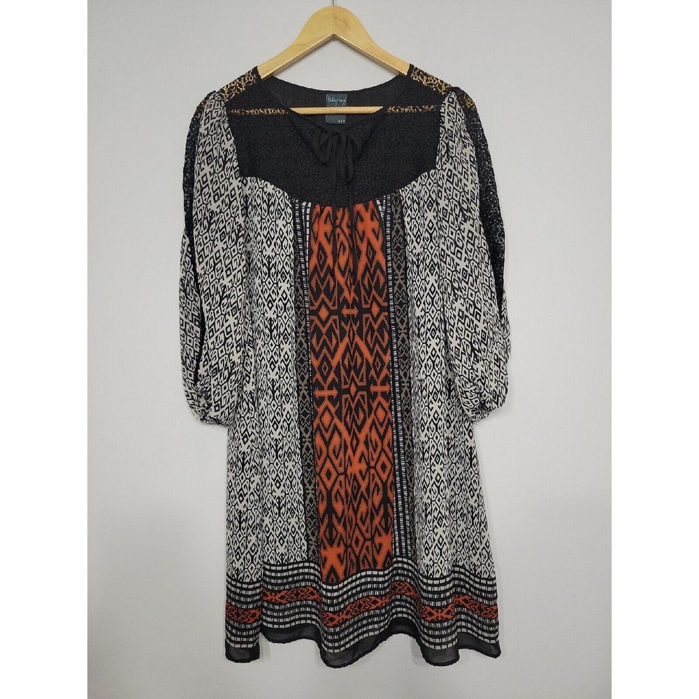 Gabby Skye Women's Tunic Size 10‎ Medium Geometric Lace